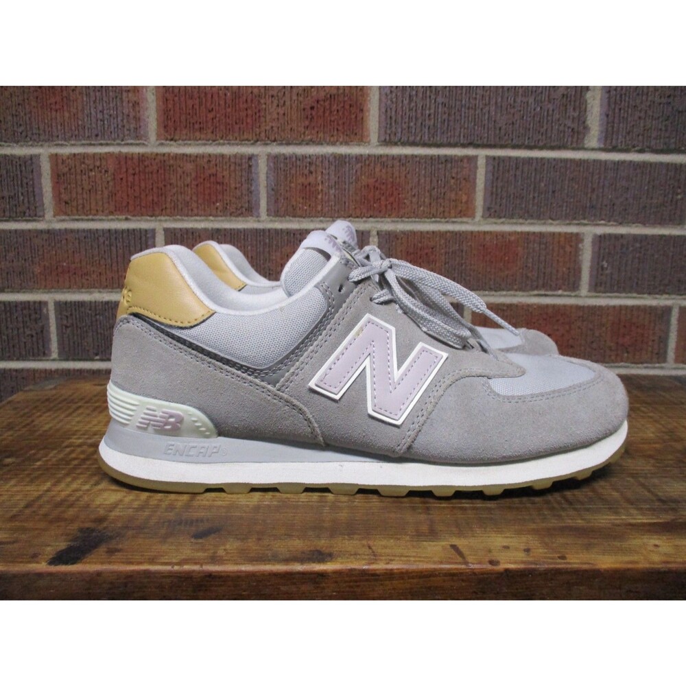 New Balance Womens 574 Gray WL574NA2 Athletic Shoes Running Sneakers Size 10 B